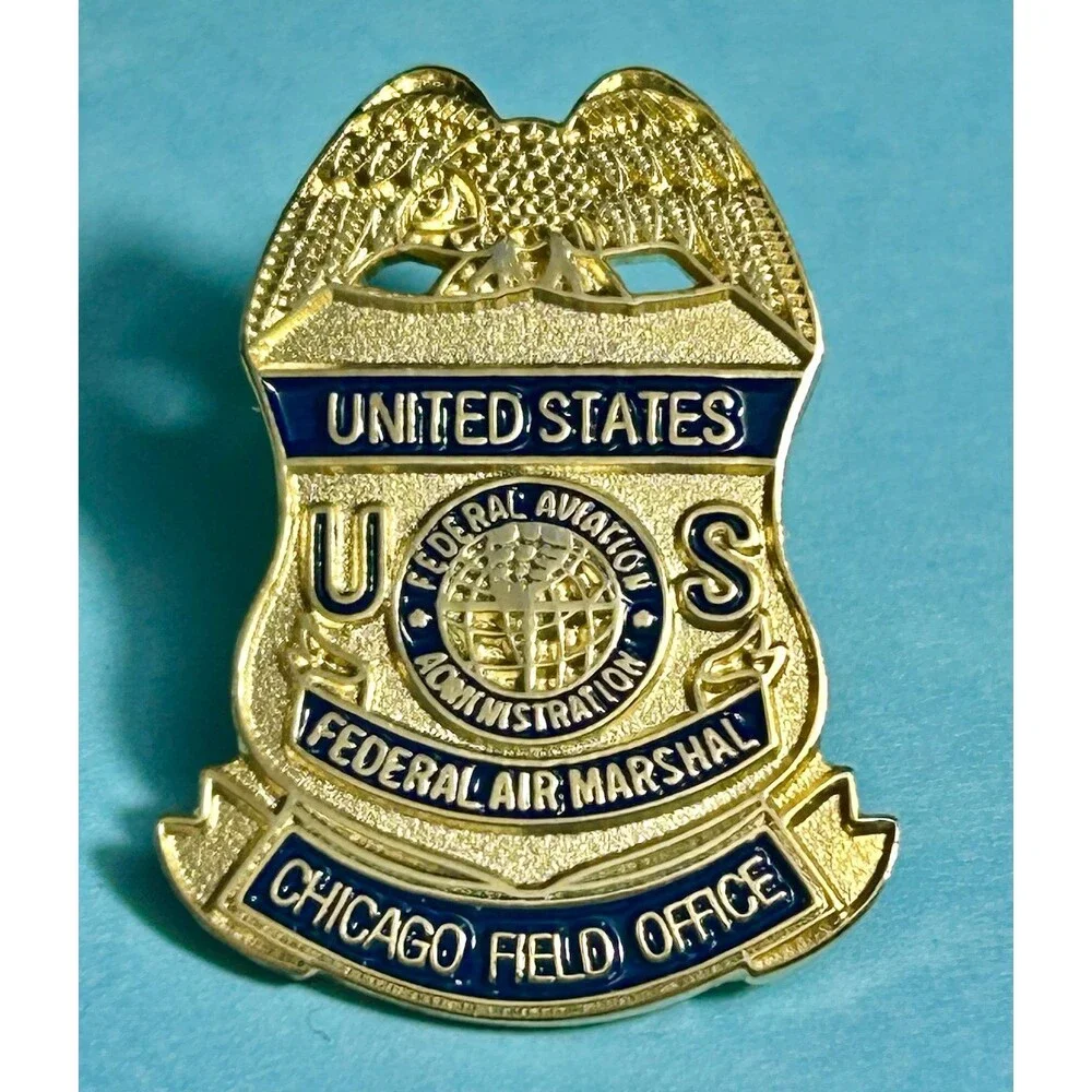 United States Federal Air Marshal-Chicago Field Office Mini Pin.